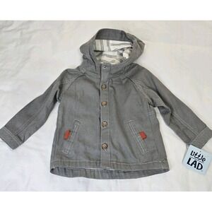 Boy's Size 24 Months Little Lads Gray Jacket NWT